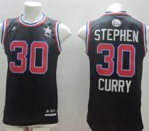 Golden State Warriors -30 Stephen Curry Black 2015 All Star Stitched NBA Jersey