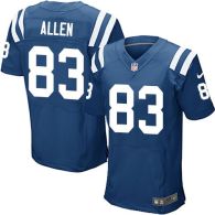 Nike Indianapolis Colts #83 Dwayne Allen Royal Blue Team Color Men's Stitched NFL Elite Jersey