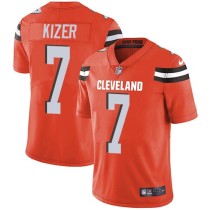 Nike Browns -7 DeShone Kizer Orange Alternate Stitched NFL Vapor Untouchable Limited Jersey