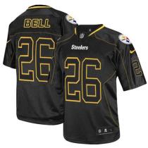 Nike Pittsburgh Steelers #26 Le'Veon Bell Lights Out Black Men's Stitched NFL Elite Jersey