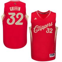 Los Angeles Clippers -32 Blake Griffin Red 2015-2016 Christmas Day Stitched NBA Jersey