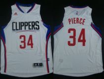 Los Angeles Clippers -34 Paul Pierce White Stitched NBA Jersey