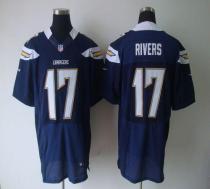 Nike San Diego Chargers #17 Philip Rivers Navy Blue Team Color Men’s Stitched NFL Elite Jersey