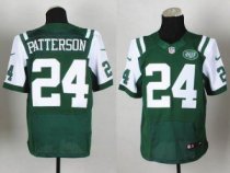 Nike New York Jets -24 Dimitri Patterson Green Team Color NFL Elite Jersey