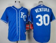 Kansas City Royals -30 Yordano Ventura Light Blue Alternate 2 Cool Base Stitched MLB Jersey
