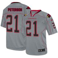 Nike Cardinals -21 Patrick Peterson Lights Out Grey Men's Stitched NFL Elite Jersey
