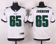 Nike Philadelphia Eagles #65 Lane Johnson White Men's Stitched NFL New Elite Jersey