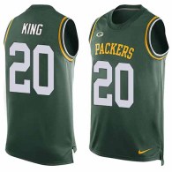 Nike Packers -20 Kevin King Green Team Color Stitched NFL Limited Tank Top Jersey
