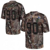 Nike Bears -90 Julius Peppers Camo With Hall of Fame 50th Patch Stitched NFL Realtree Elite Jersey