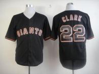 San Francisco Giants #22 Will Clark Black Fashion Stitched MLB Jersey