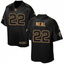 Nike Falcons 22 Keanu Neal Black Stitched NFL Elite Pro Line Gold Collection Jersey