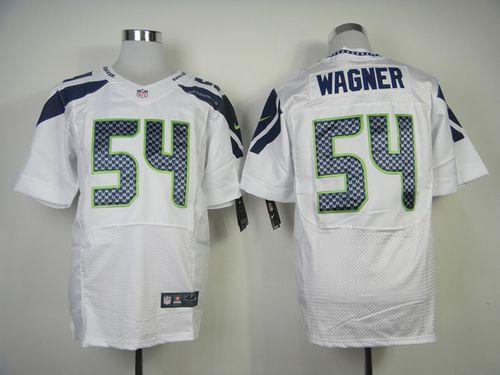 Nike Seattle Seahawks #54 Bobby Wagner White Men‘s Stitched NFL Elite Jersey