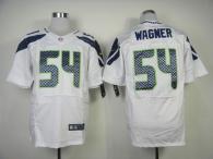 Nike Seattle Seahawks #54 Bobby Wagner White Men‘s Stitched NFL Elite Jersey