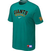 San Francisco Giants Green Nike Short Sleeve Practice T-Shirt