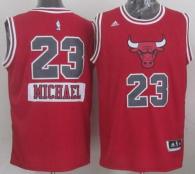 Chicago Bulls -23 Michael Jordan Red 2014-15 Christmas Day Stitched NBA Jersey
