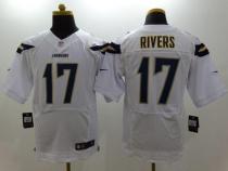 Nike San Diego Chargers #17 Philip Rivers White Men‘s Stitched NFL New Elite Jersey