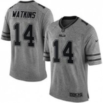 Nike Buffalo Bills -14 Sammy Watkins Gray Stitched NFL Limited Gridiron Gray Jersey