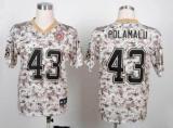 Nike Pittsburgh Steelers #43 Troy Polamalu Camo Men's Stitched NFL Elite USMC Jersey