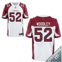 Nike Arizona Cardinals -52 Woodley Jersey White Elite Road Jersey