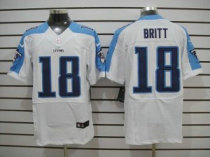 Nike Titans -18 Kenny Britt White Stitched NFL Elite Jersey
