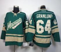 Minnesota Wild -64 Mikael Granlund Green Stitched NHL Jersey