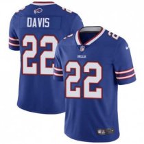Nike Bills -22 Vontae Davis Royal Blue Team Color Stitched NFL Vapor Untouchable Limited Jersey