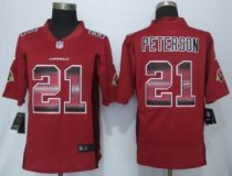 2015 New Nike Arizona Cardicals -21 Patrick Peterson Red Strobe Limited Jersey