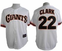 San Francisco Giants #22 Will Clark White 1989 Turn Back The Clock Stitched MLB Jersey
