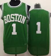 Boston Celtics -1 Walter Brown Green Throwback Stitched NBA Jersey