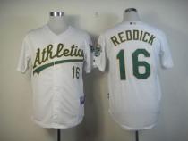 Oakland Athletics #16 Josh Reddick White Cool Base Stitched MLB Jersey