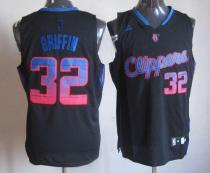 Los Angeles Clippers -32 Blake Griffin Black Vibe Stitched NBA Jersey