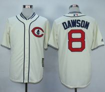 Chicago Cubs -8 Andre Dawson Cream 1929 Turn Back The Clock Stitched MLB Jersey