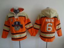 Pittsburgh Pirates #6 Starling Marte Orange Sawyer Hooded Sweatshirt MLB Hoodie