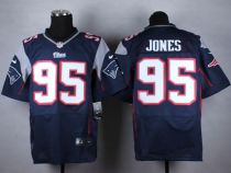 Nike New England Patriots -95 Chandler Jones Navy Blue Team Color Mens Stitched NFL Elite Jersey