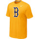 MLB Boston Red Sox Heathered Nike Yellow Blended T-Shirt