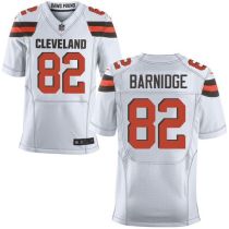 Nike Cleveland Browns -82 Gary Barnidge White Men's Stitched NFL New Elite Jersey
