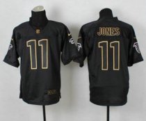 Atlanta Falcons 11 Julio Jones Black Gold No Fashion NFL Elite Jersey