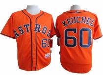 Houston Astros #60 Dallas Keuchel Orange Cool Base Stitched MLB Jersey