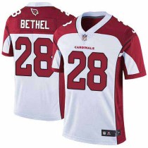 Nike Cardinals -28 Justin Bethel White Stitched NFL Vapor Untouchable Limited Jersey