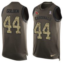 Nike Cardinals -44 Markus Golden Green Stitched NFL Limited Salute To Service Tank Top Jersey