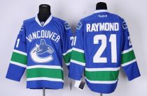Vancouver Canucks -21 Mason Raymond Blue Home Stitched NHL Jersey