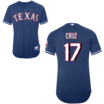 Texas Rangers #17 Nelson Cruz Stitched MLB Blue Cool Base Jersey