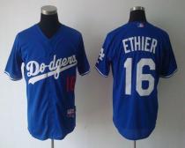 Los Angeles Dodgers -16 Andre Ethier Blue Cool Base Stitched MLB Jersey