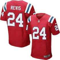 New England Patriots -24 Darrelle Revis Red Alternate NFL Elite Jersey
