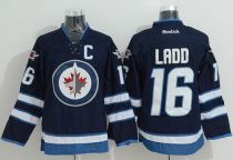 Winnipeg Jets -16 Andrew Ladd Stitched Dark Blue 2011 Style NHL Jersey