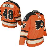 Philadelphia Flyers -48 Daniel Briere Orange Official 2012 Winter Classic Stitched NHL Jersey