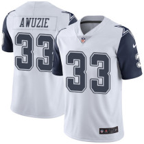 Nike Cowboys -33 Chidobe Awuzie White Stitched NFL Limited Rush Jersey