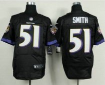 Nike Baltimore Ravens -51 Daryl Smith Black Alternate NFL New Elite Jersey