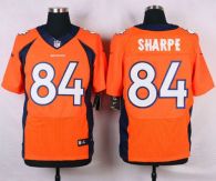 Nike Denver Broncos #84 Shannon Sharpe Orange Team Color Men's Stitched NFL Elite Jersey