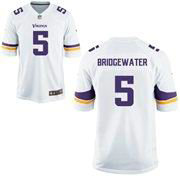 2014 NFL Draft Minnesota Vikings -5 Teddy Bridgewater white game jersey